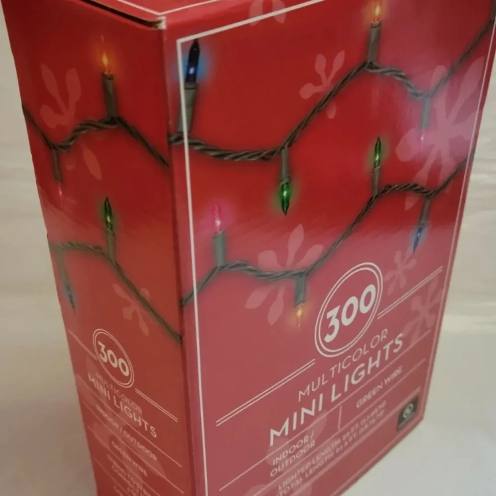 2 Boxes 300ct Multicolor Mini String Lights Christmas Holiday 59ft by Rite Aid